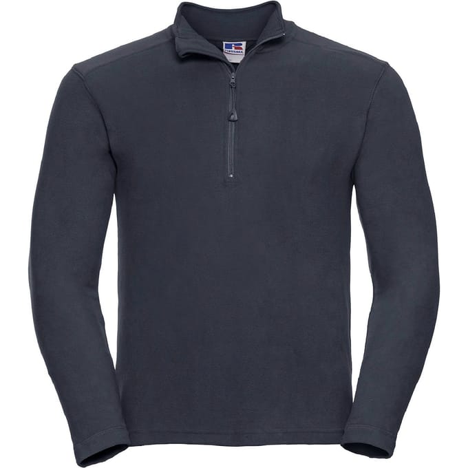 Russell Heren Authentieke Kwartier Ritssweatshirt (Franse marine)