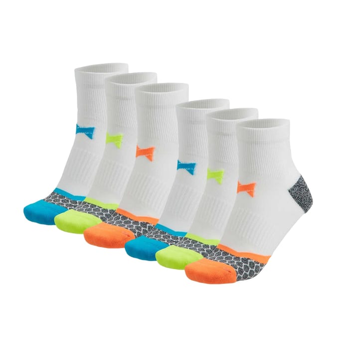 Morethansocks - Hardloopsokken - Unisex - 6-Pack - 35 t/m 47 - Hardloopsokken heren - Hardloopsokken dames