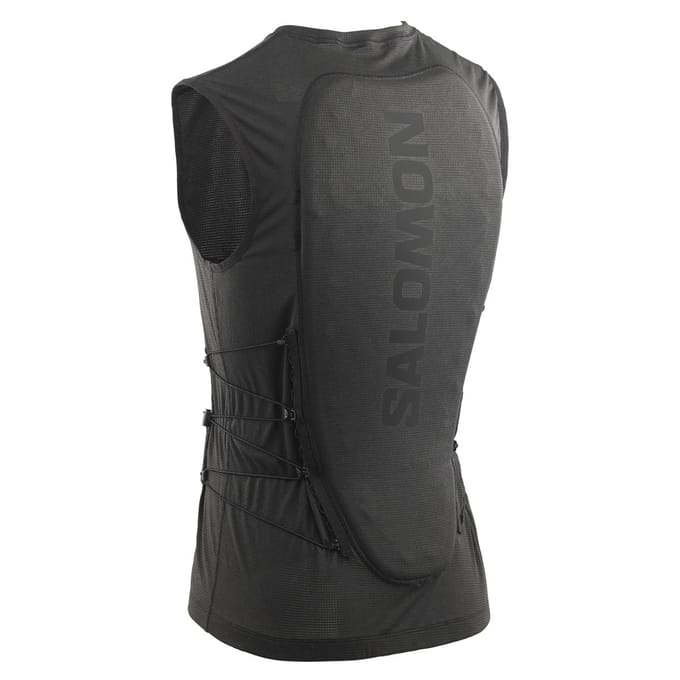 Salomon Flexcell Prime, rugbeschermer, zwart
