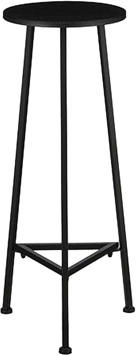 Mica Decorations Adine Plantentafel - H80 x Ø30 cm - Metaal - Zwart