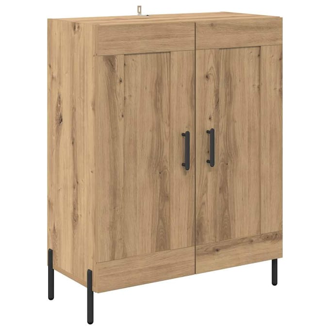 vidaXL - Dressoir - Artisan - Eiken - 69,5 - x - 34 - x - 90 - cm