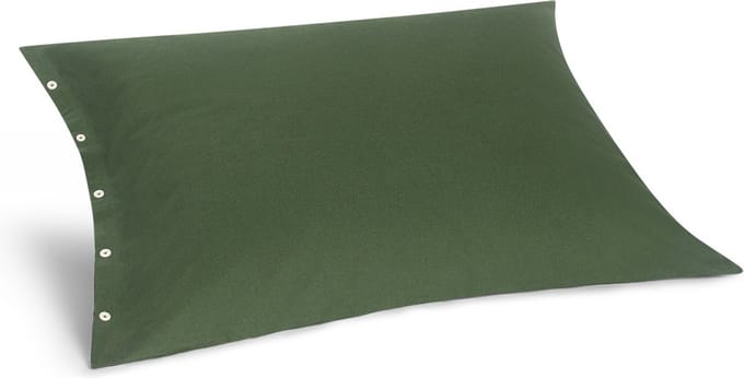 Yumeko kussensloop flanel mosgroen 70x90 - Biologisch & ecologisch - 1 stuk