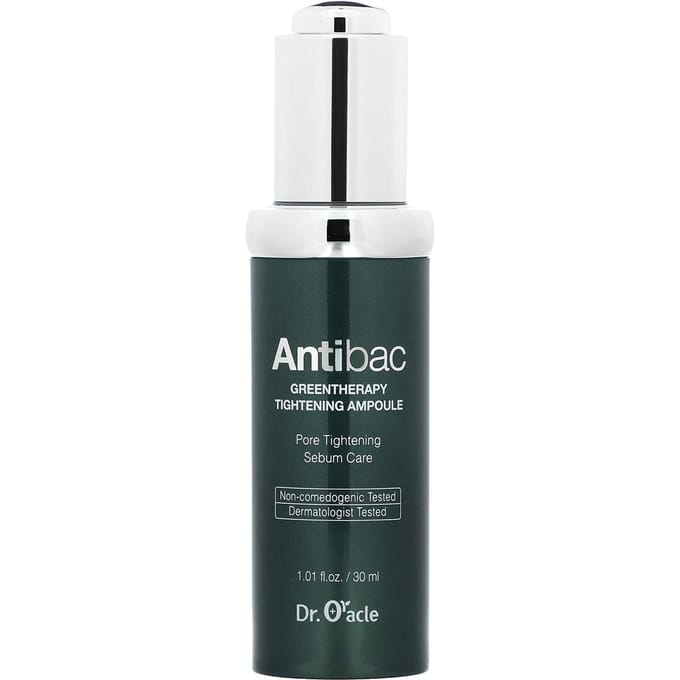 Dr. Oracle, Antibac, Green Therapy Tightening Ampoule, 30ml (1.01fl oz) white