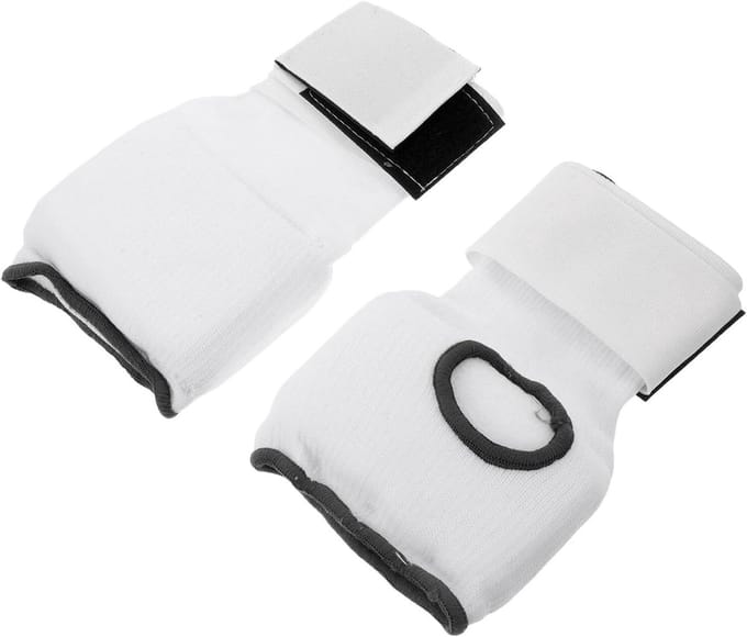 Binnenhandschoenen Boksen - Gel Wraps - Vechtsport Training - Schokabsorberende Vulling - 17x11 cm - Wit