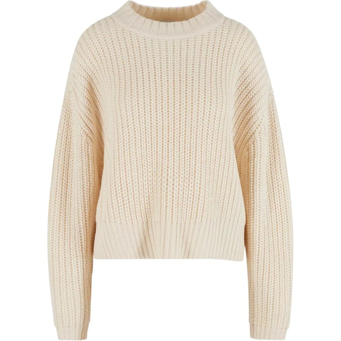 Urban Classics - Wide Basic Oversized Sweater/trui - S - Creme