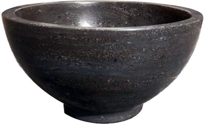 Wiesbaden Raw Waskom Rond 20 x 20 x 11 cm - Hardsteen Gezoet