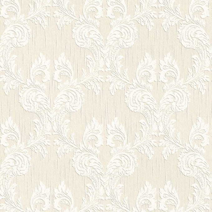 Textiel look behang Profhome 956307-GU textiel behang gestructureerd in textiel look mat crème beige 5,33 m2