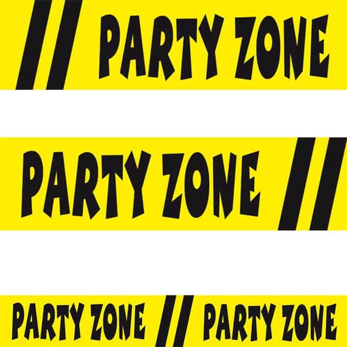 Folat - Markeerlint Party Zone 15 meter