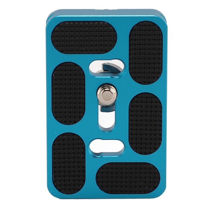 Snelkoppelingsplaat Standaard Universeel voor DSLR Camera Statief Balhoofd Mount PU60D blue