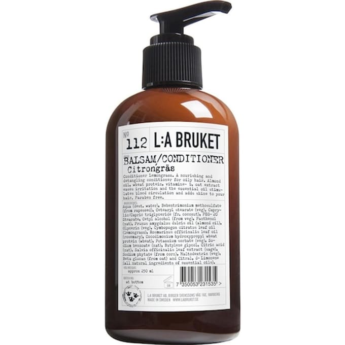 La Bruket Conditioner No. 112 Lemongrass Hydraterende conditioner Unisex 240 ml