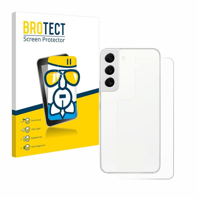 Screenprotector voor Samsung Galaxy S22 5G (Achterkant) Beschermglas transparant