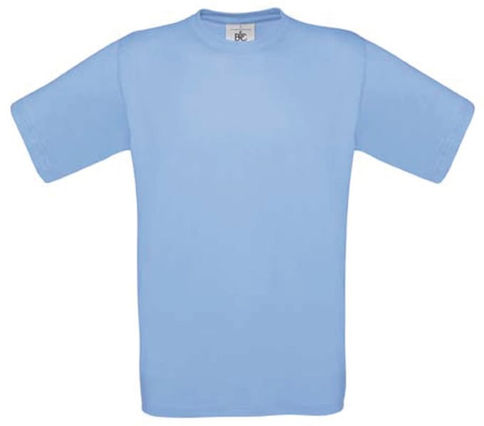 B&C Exact 190 / Kids T-shirt CG189 - sky blue - 9/11 Y (9/11 ans)