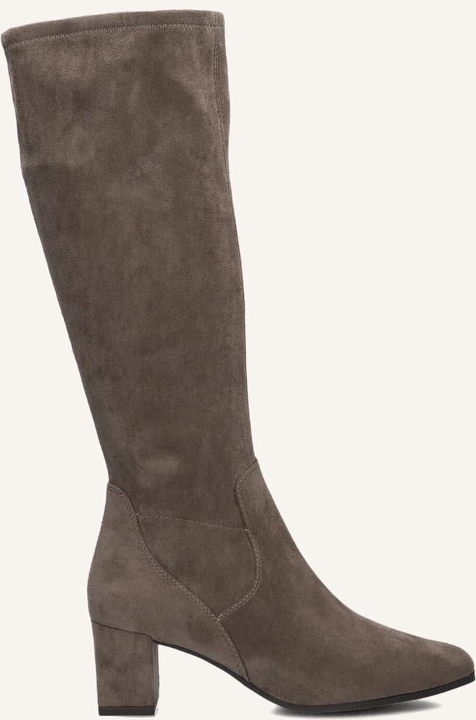 STEFANO LAURAN 25547 Laarzen - Suède - Dames - Taupe - Maat 42