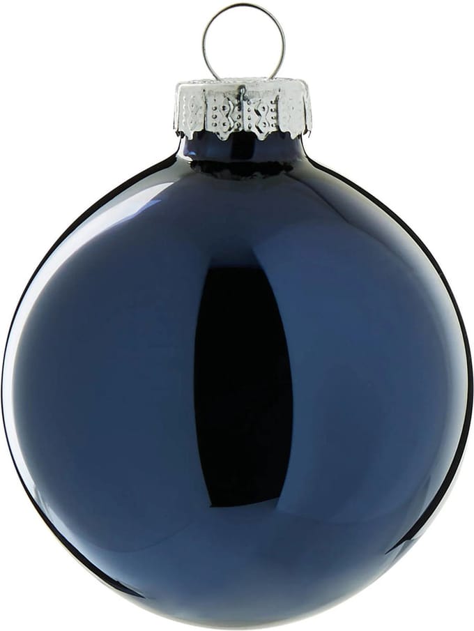 Home kerstbal (set van 42) (ø7 cm) Blauw