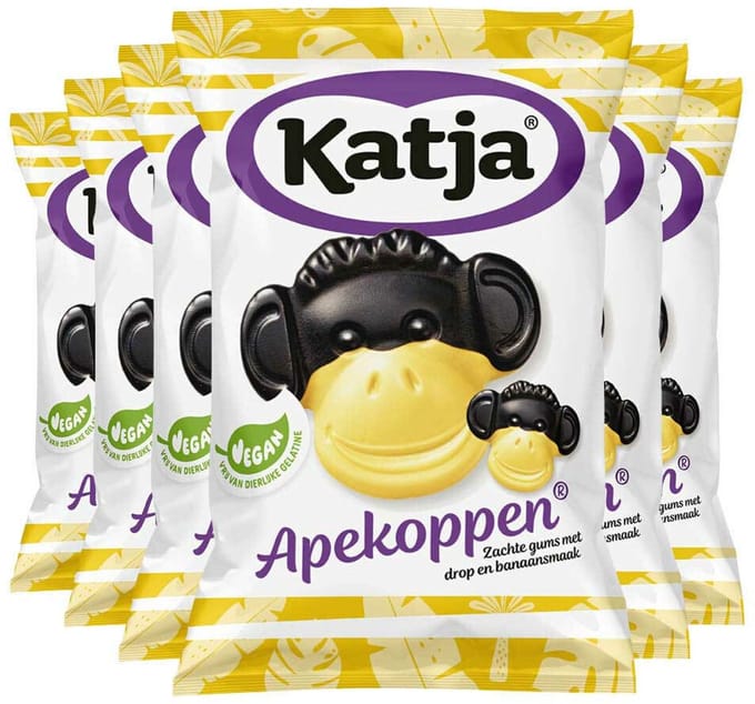 Katja - Apekoppen - 6 x 255 gr - Voordeelverpakking