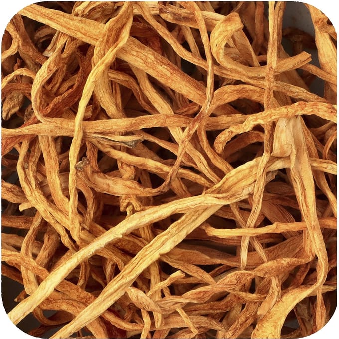 Frontier Co-Op, Biologische Natuurlijke Gedroogde Cordyceps Paddenstoelen, 113G(4 Oz) brown