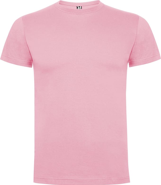 Licht Roze 2 pack Premium t-shirts Roly Dogo maat L