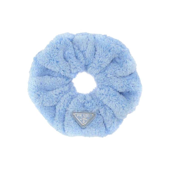 Prada Driehoek Logo Mode Haarband Damesaccessoires Blauw 1IF015-2DXO-F0076 Light Blue,F white