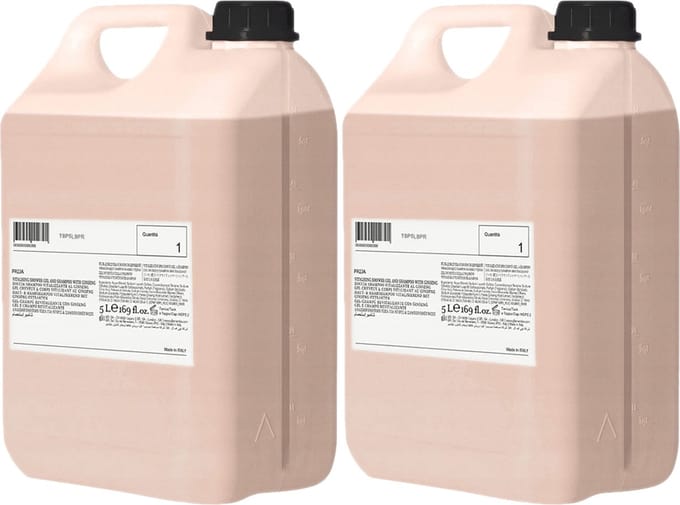 PRIJA Voedende badlotion met gouddeeltjes, romig schuim, ginseng 2x 5l