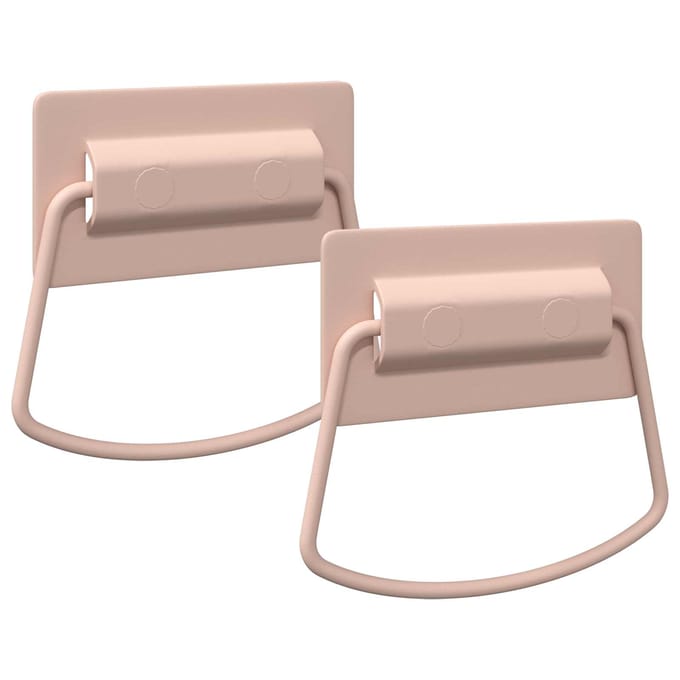 vidaXL - Kast - Handvatten - 2 - st - Roze - 85 - x - 45 - mm - Metaal