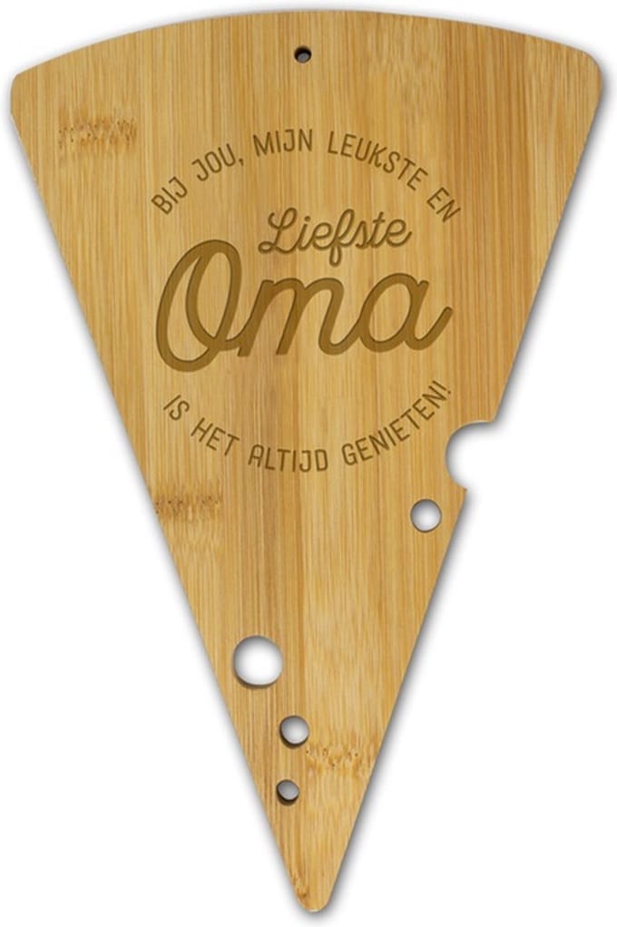 Kaasplank - Bij jou, mijn leukste en liefste oma.....