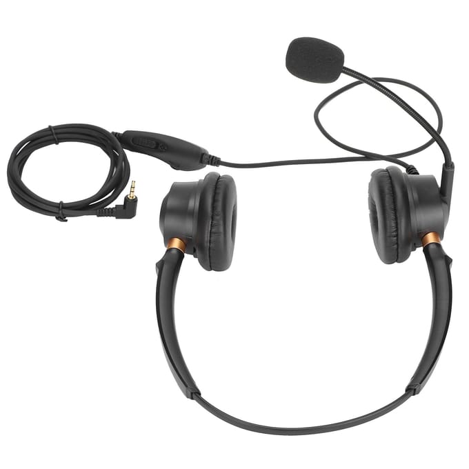 H600D‑2.5‑MV Klantenservice Headset Ondersteuning Volume Aanpassing Telefoon Headset met Ruis