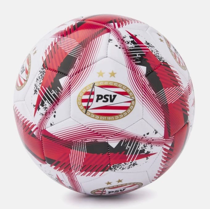PSV Voetbal Zwart-Rood-Wit Maat 5 - PSV Eindhoven bal -