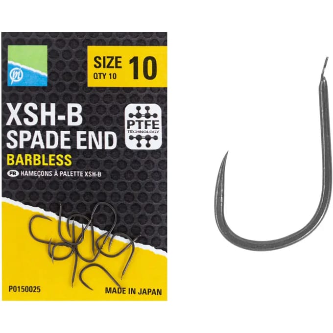 Haken Preston XSH-B Size 10 Spade End (x10)