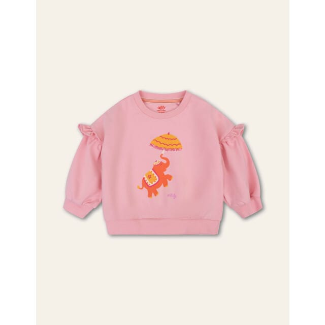 Oilily Hibiscus Sweater- maat122/7yr Candy Roze