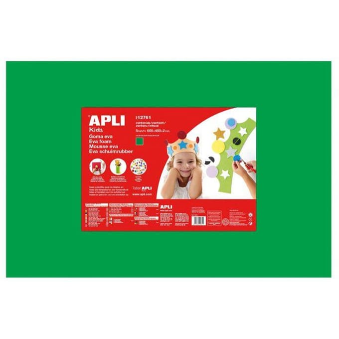 Apli Kids EVA Foam vellen 60 x 40 cm Donkergroen - 5 vel