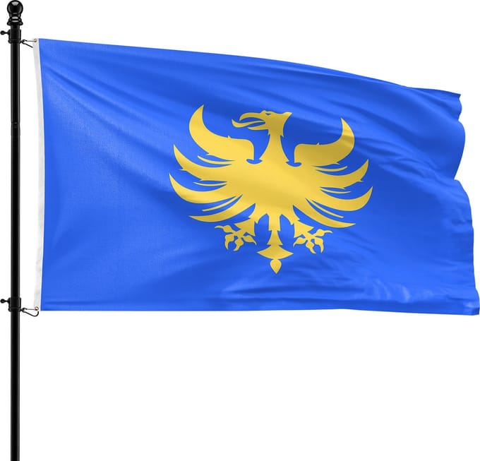 VlagDirect - Heerlen vlag - Gemeente Heerlen vlag - 90 x 150 cm.