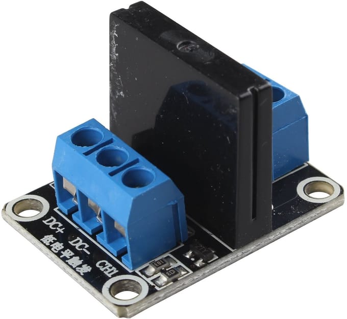 Dailygoody - Halfgeleider Relais Module - Arduino Accessoire - 1-Kanaals - 5V - Raspberry Pi Toepassing - Elektronica - Voor Projecten - 5V
