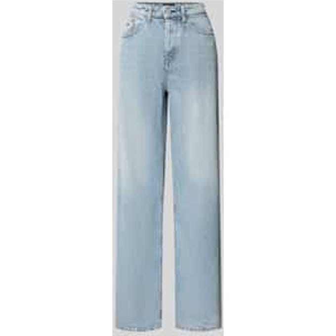 Wide & loose fit jeans van katoenmix model 'CLAIRE'
