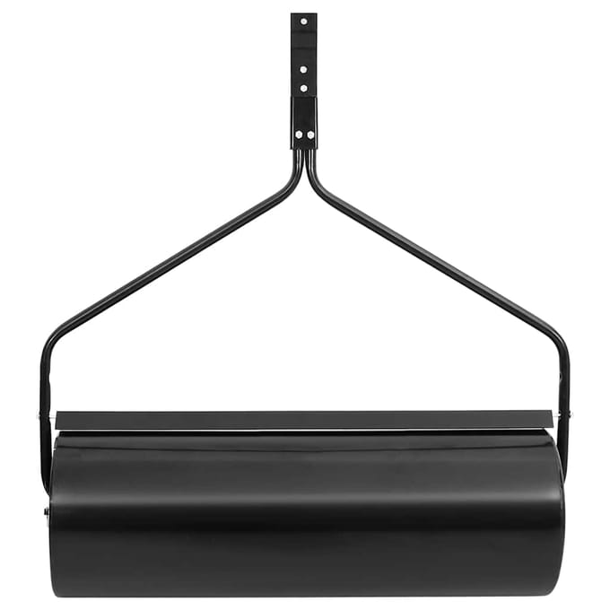 vidaXL - Gazonroller - duwmodel - 63 - L - ijzer - zwart