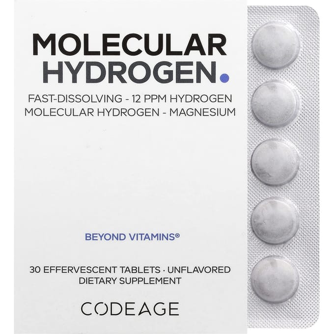 Moleculair Waterstof, Ongezoet, 30 Bruistabletten