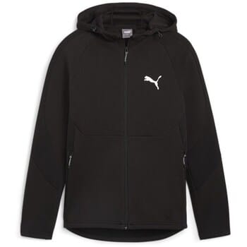 PUMA EVOSTRIPE Full-Zip Hoodie DK Heren Trui - Puma Black