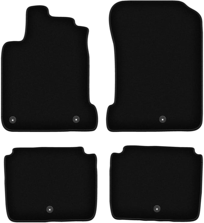 BASIC zwarte veloursmatten voor: Renault Latitude sedan (2010-2015)