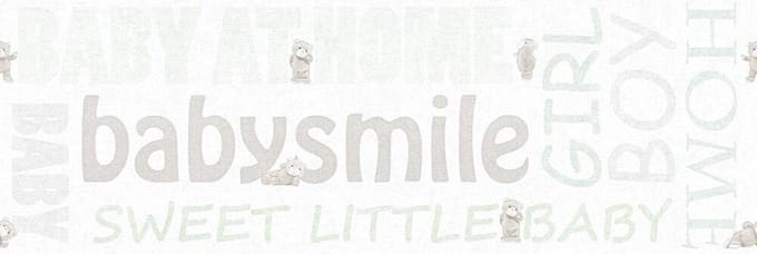 BABYSMILE BEREN BEHANGRAND | Kinderkamer - groen metallic wit - A.S. Création Only Borders
