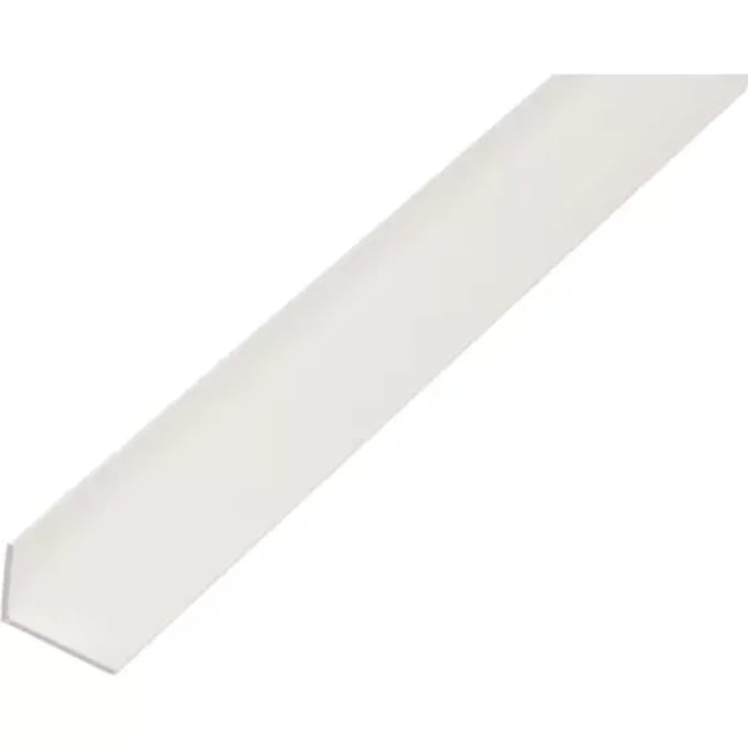 Alberts 479220 hoekprofiel | kunststof, wit | 1000 x 20 x 10 mm