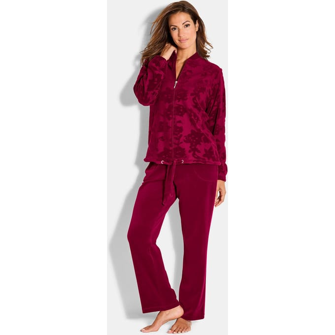 Huisensemble van nicky - rood - Gr. 44 van Goldner Fashion