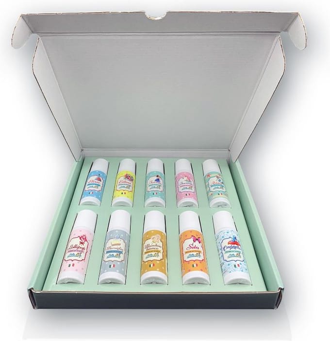 Cadeaupakket wasparfum 10x30ml – La Bella Lavanderina