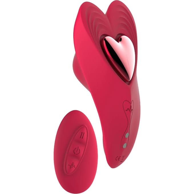 Dreamtoys Vibrator - Rood - 8,2 cm - Oplaadbaar - Afstandsbediening - Vibrerend