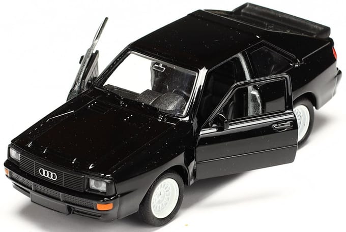 Welly Audi Sport Quattro Metaal Model Auto 1:34-1:39, Deuren Open