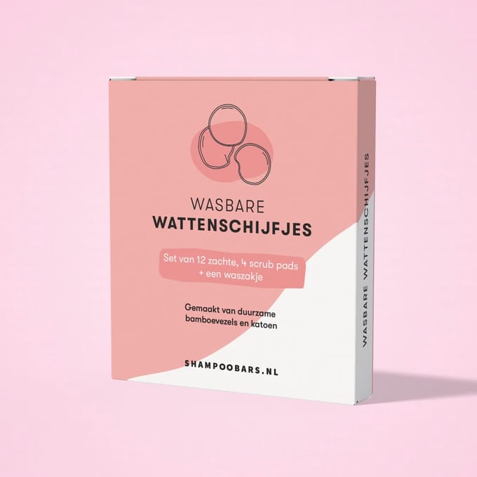 Shampoobars - Wasbare Wattenschijfjes - 16 Stuks