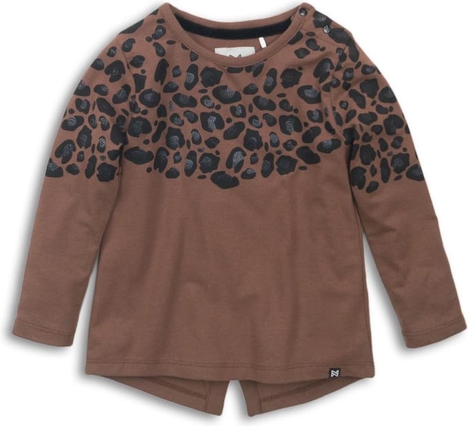 Koko Noko - Meisjes  - Bruin shirt - maat 110
