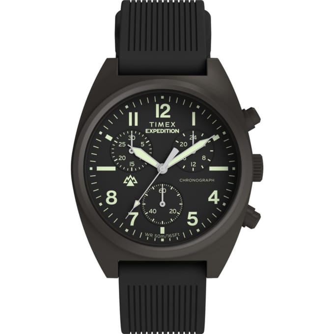 Timex Expedition North Capstone TW2Y61000 Horloge - Siliconen - Zwart - Ø 41 mm