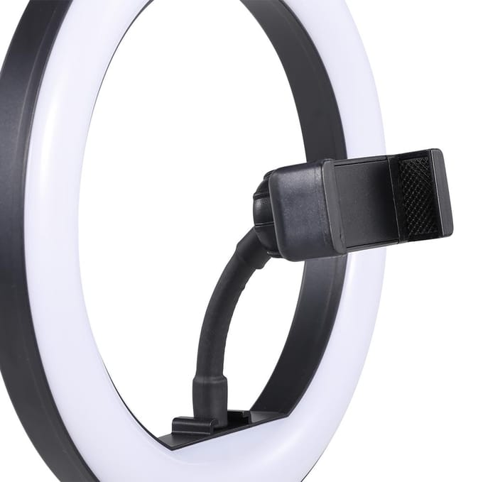 8 inch LED Desktop Video Ringlicht Selfie Lamp Met Desktop Statief Standaard USB Stekker Voor YouTube Tik wit