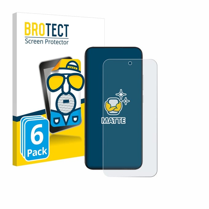 BROTECT - Screenprotector voor realme Narzo 90 - Folie Beschermfolie matte 6 Stuks