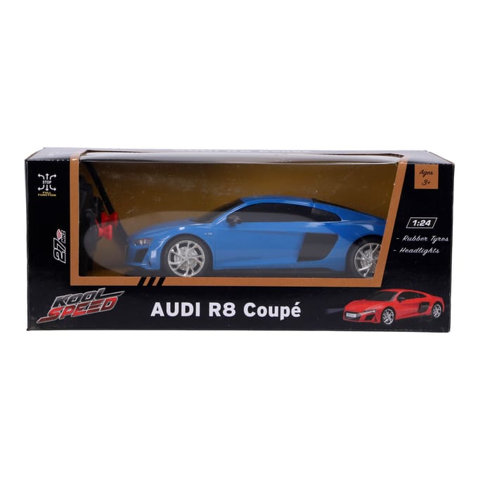 Audi - radiografisch bestuurbare auto - schaal 1:24 - blauw