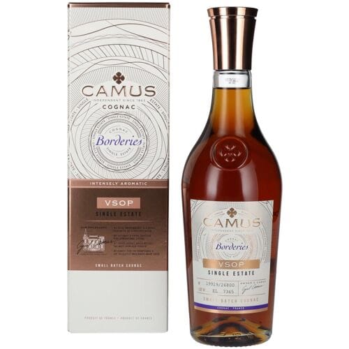 Camus Cognac Camus VSOP Borderies Single Estate Small Batch Cognac 40% Vol. 0,7l in geschenkverpakking
